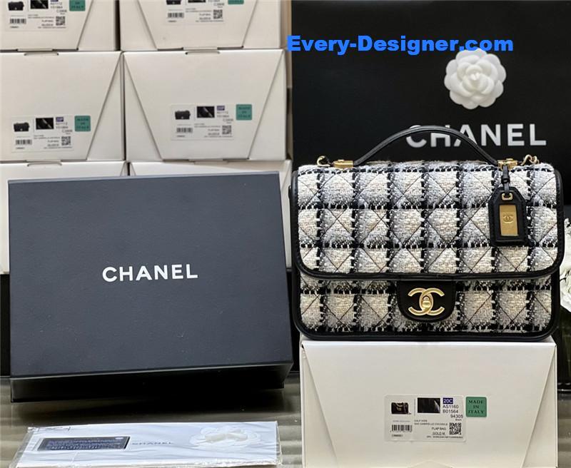 Ch**el woolen messenger bag