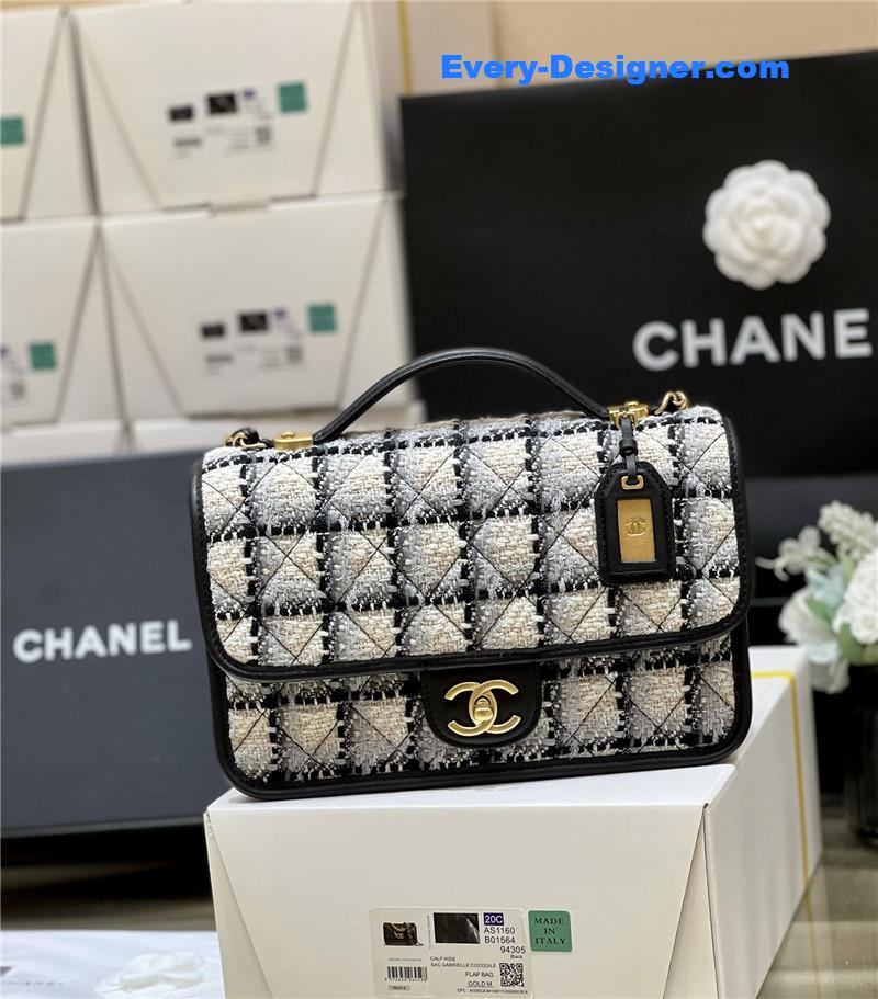 Ch**el woolen messenger bag