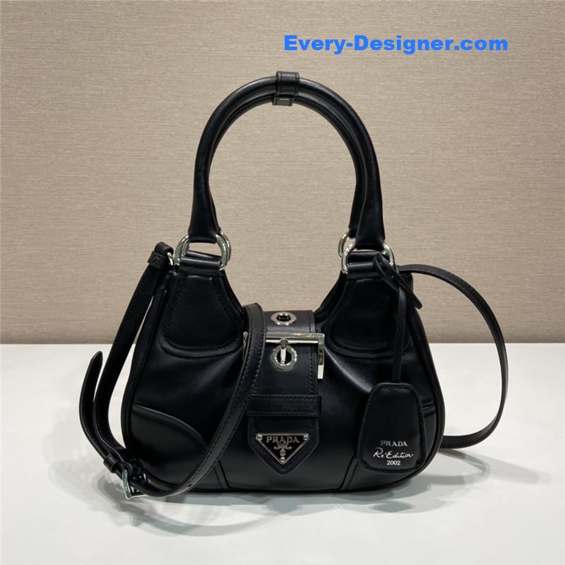 Prada Moon Re-Nylon and leather bag