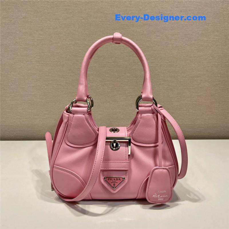 Prada Moon Re-Nylon and leather bag
