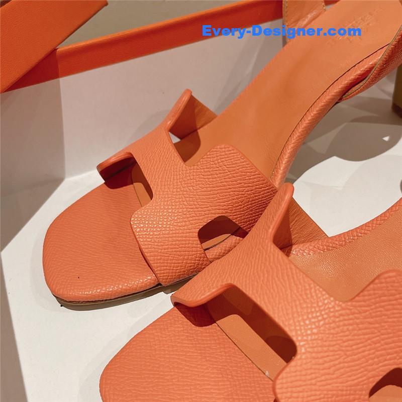 Hermes early spring counter new high-heeled sandals