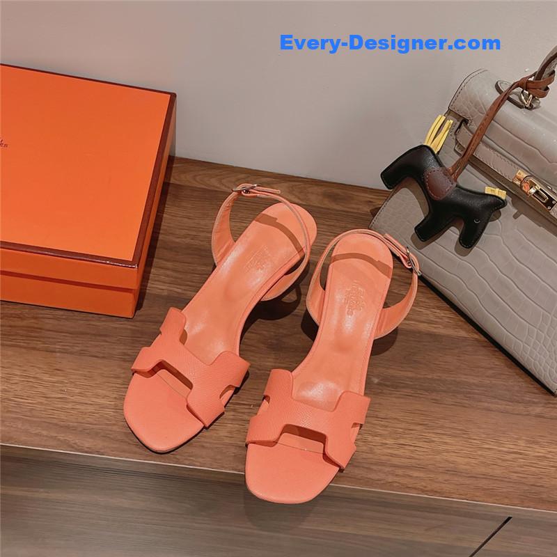 Hermes early spring counter new high-heeled sandals
