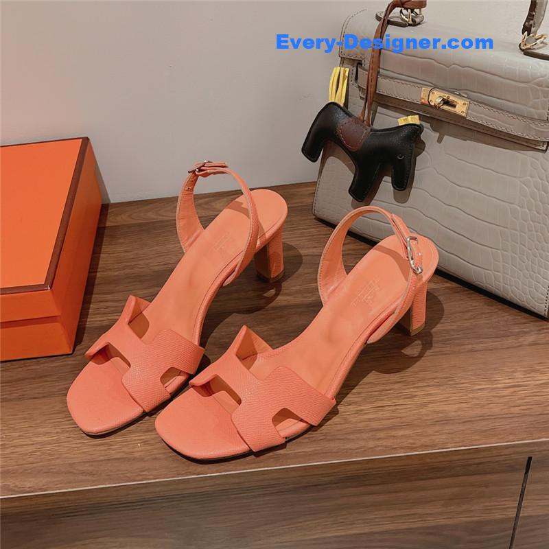 Hermes early spring counter new high-heeled sandals