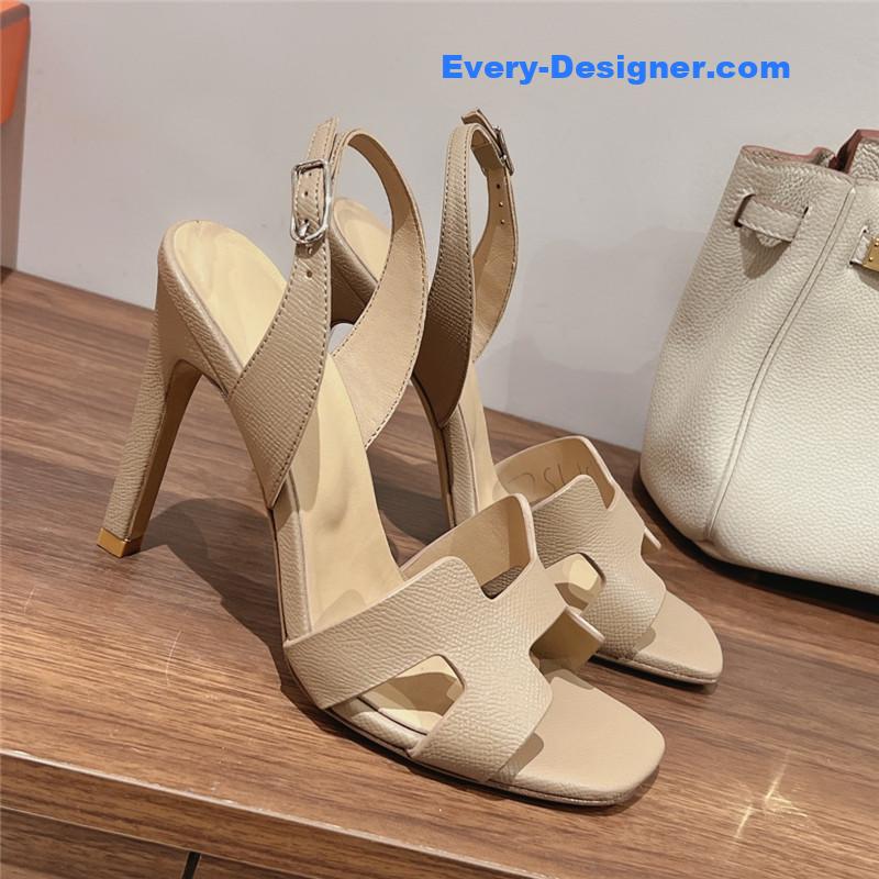 Hermes early spring counter new high-heeled sandals
