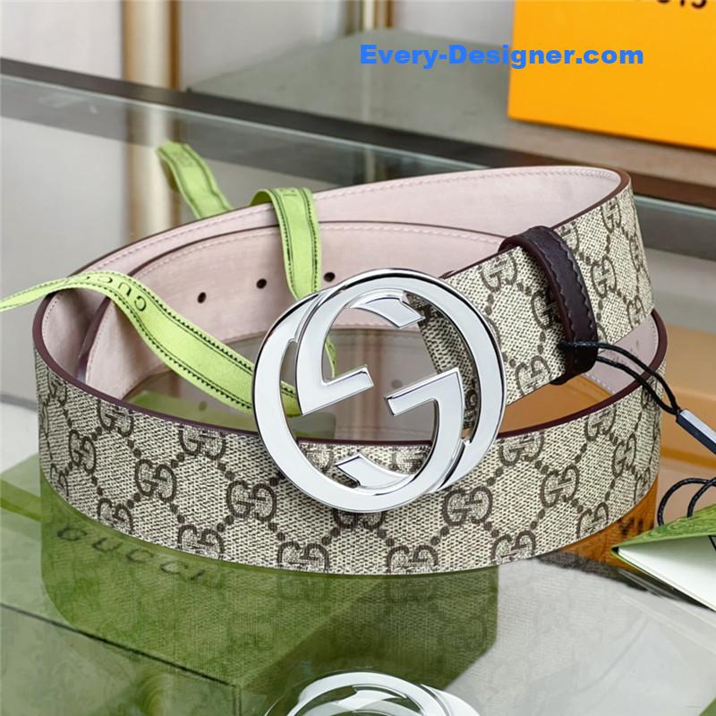 Gvc*1 beige gg svp*me canvas belt