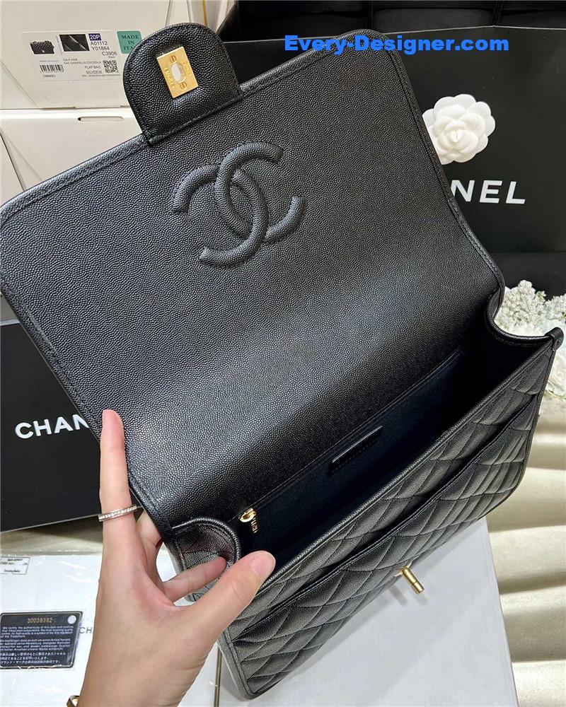 Chanel woolen backpack