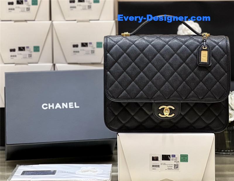 Chanel woolen backpack