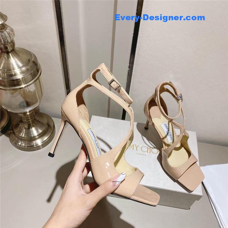 Jimmy Choo Paris window custom high heels