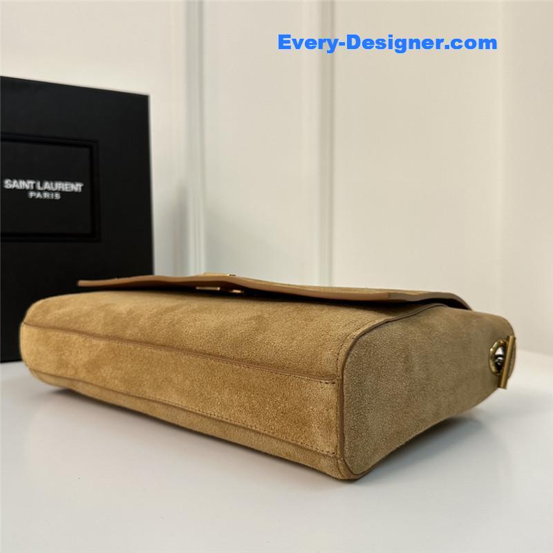 Y51 kate logo suede chain bag