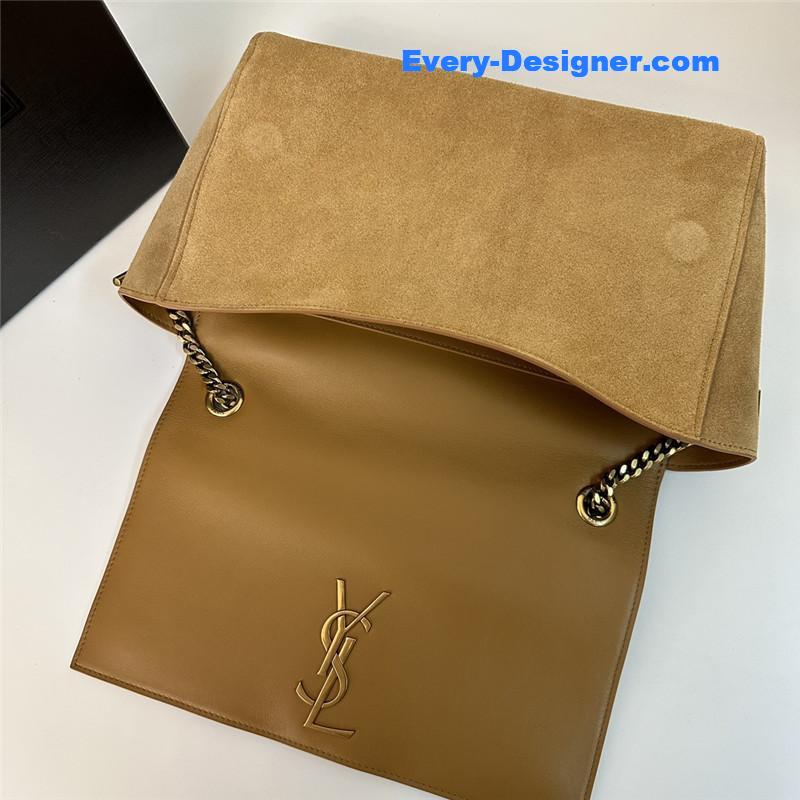 Y51 kate logo suede chain bag