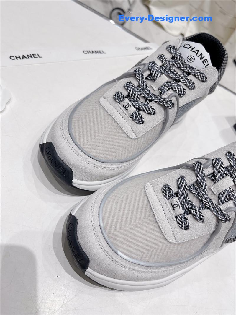 Ch**el logo casual sneakers womens