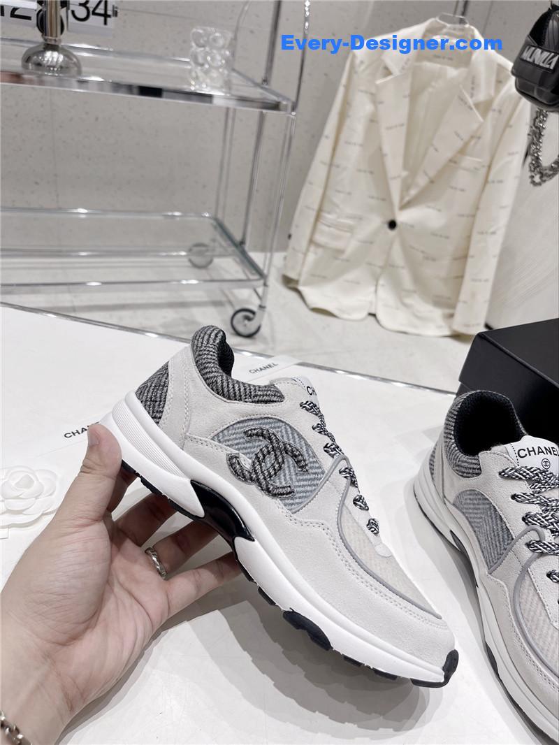 Ch**el logo casual sneakers womens