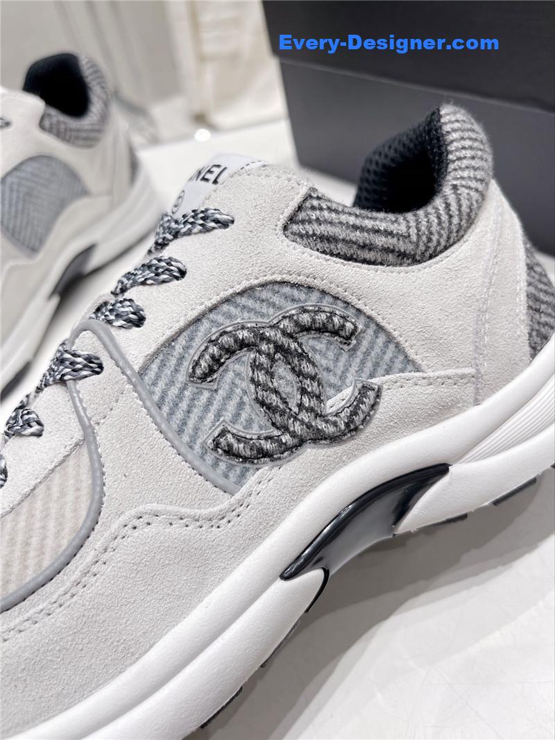 Ch**el logo casual sneakers womens