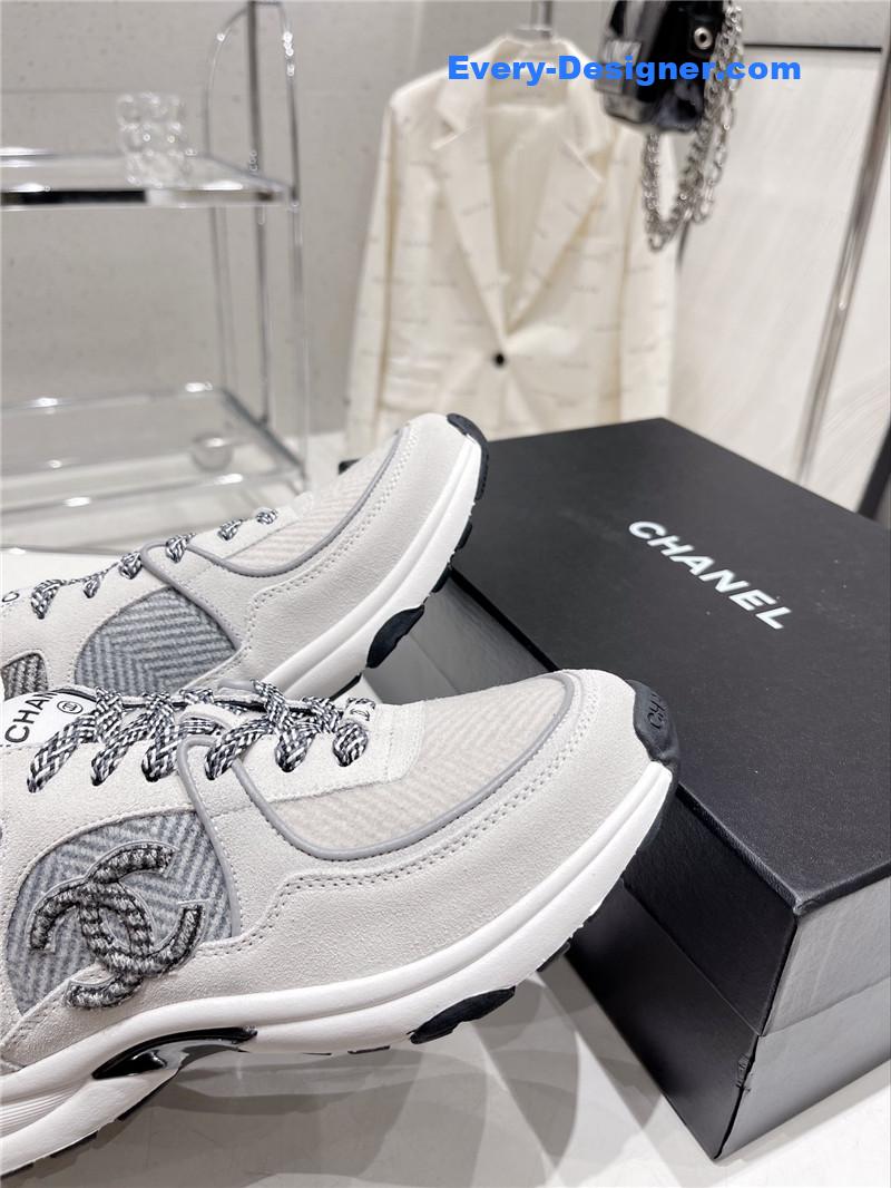 Ch**el logo casual sneakers womens