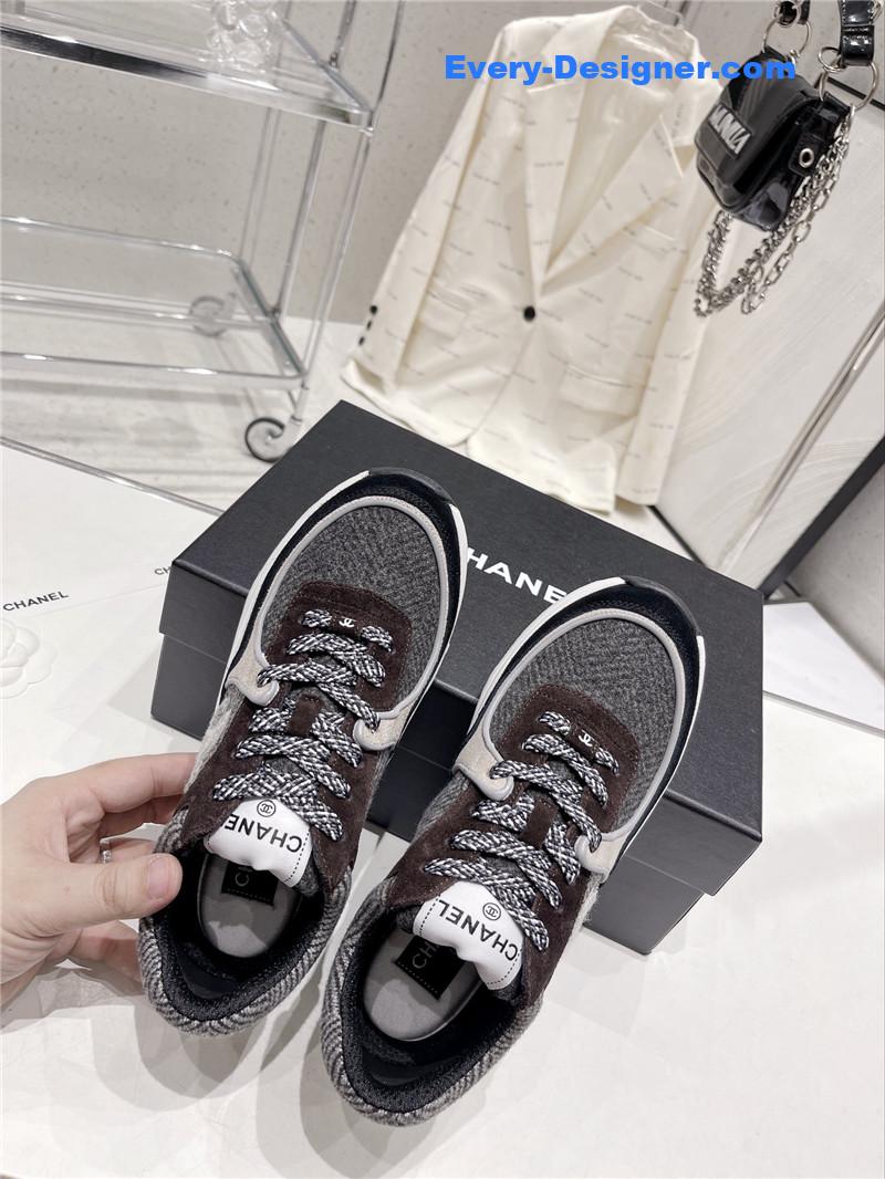 Ch**el logo casual sneakers womens