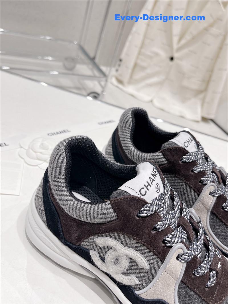 Ch**el logo casual sneakers womens