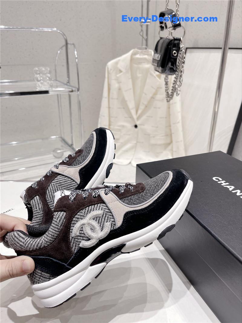 Ch**el logo casual sneakers womens