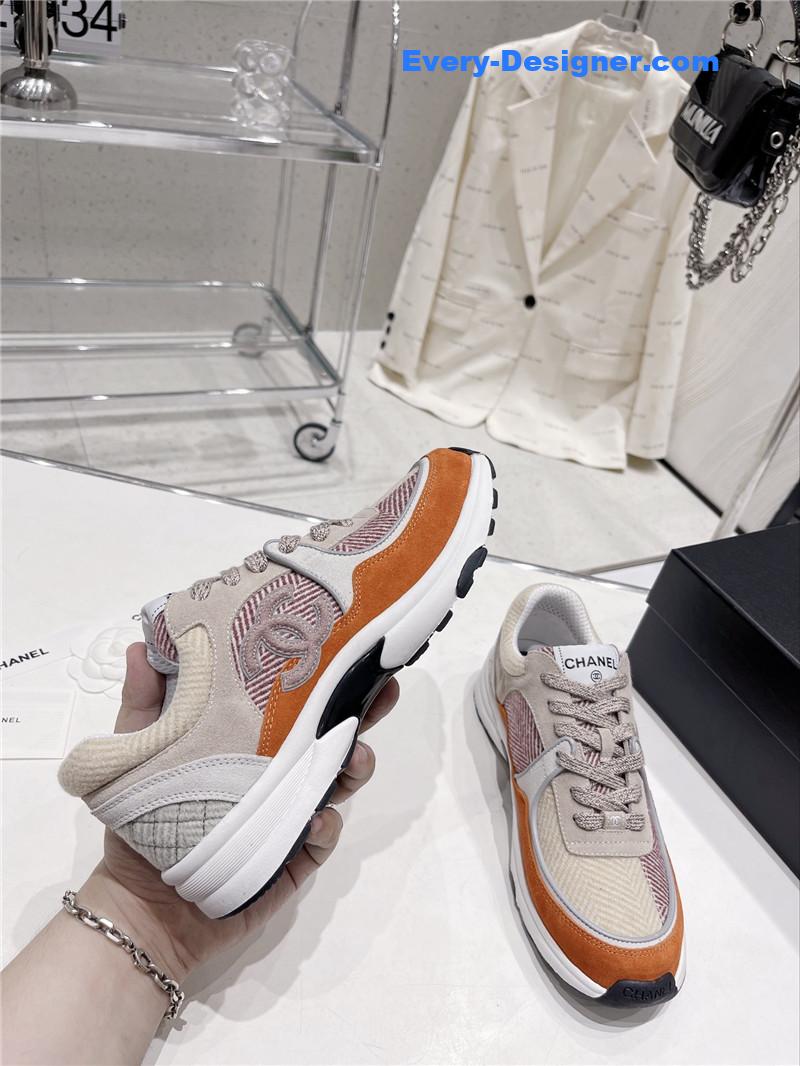 Ch**el logo casual sneakers womens