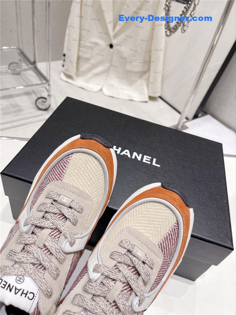 Ch**el logo casual sneakers womens