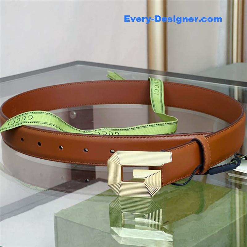 Gvc*1 g buckle narrow belt
