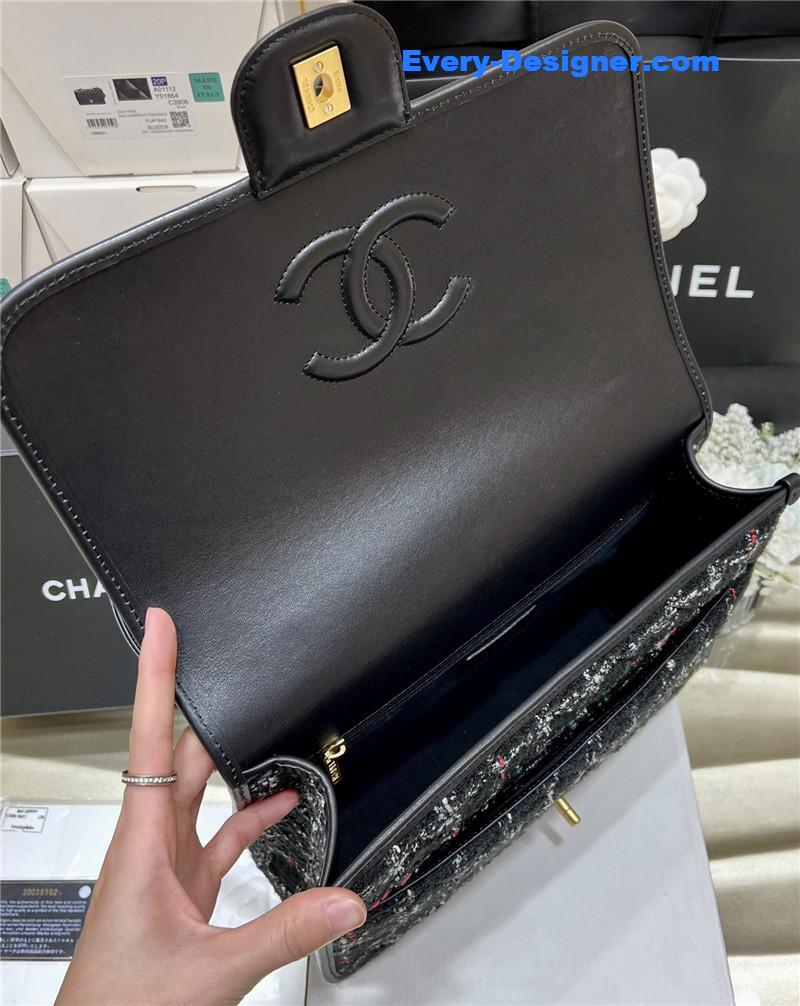 Ch**el woolen backpack