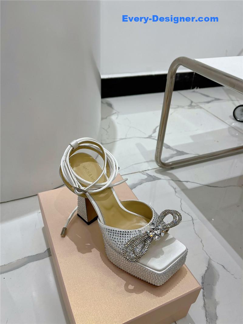 &   bow high-heeled sandals