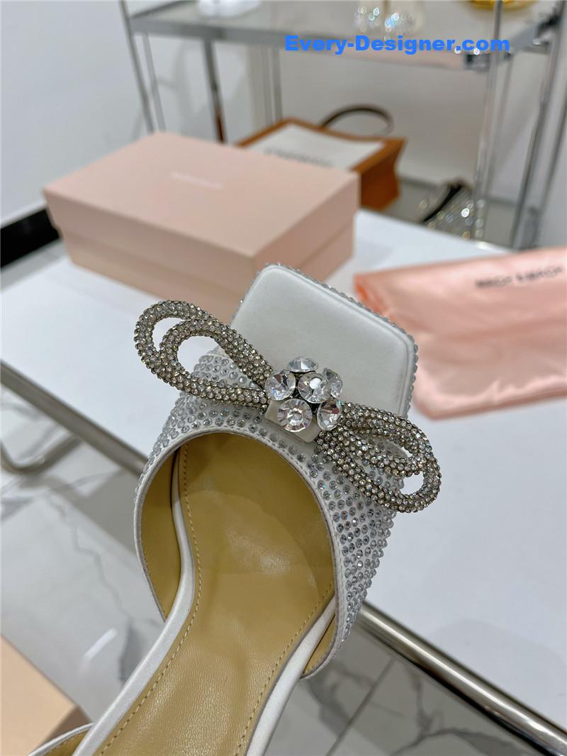 &   bow high-heeled sandals