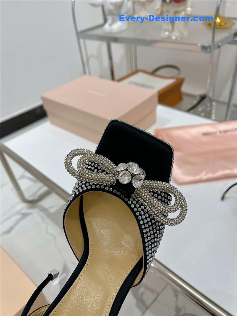 &   bow high-heeled sandals