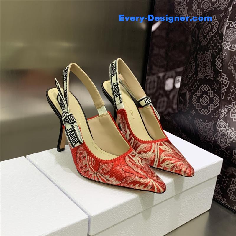 D10r high heel bowknot color matching women’s shoes