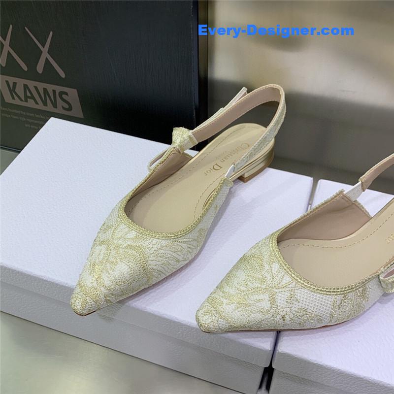 D10r bowknot color matching women’s shoes