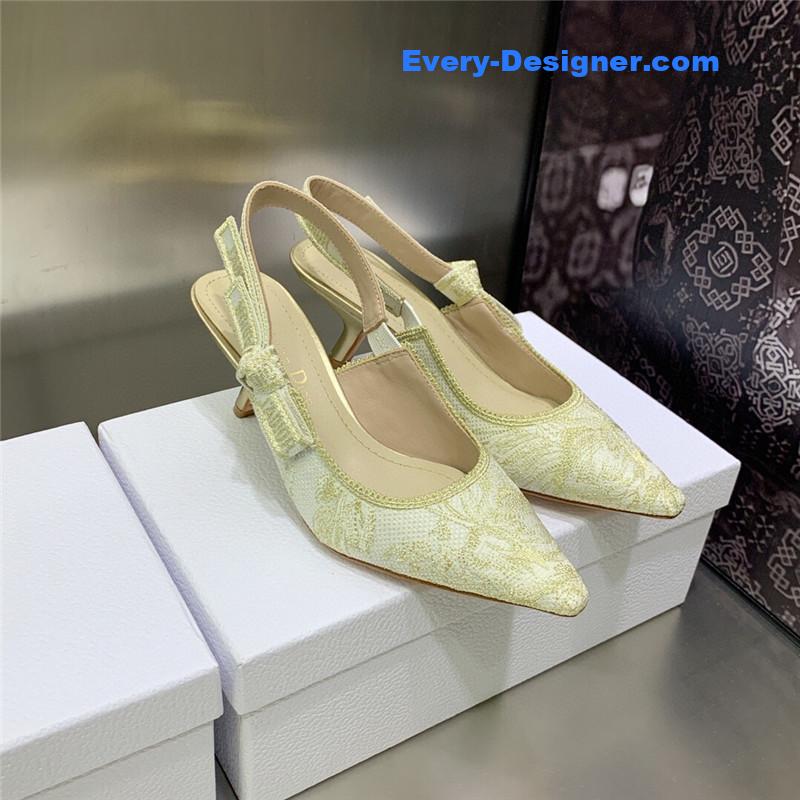 D10r high heel bowknot color matching women’s shoes