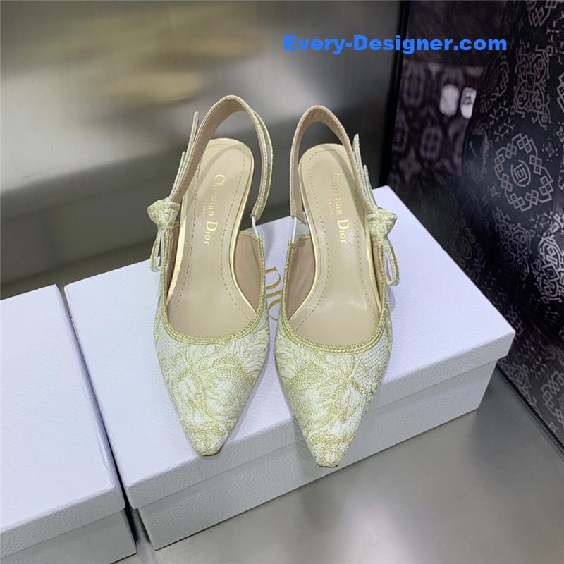 D10r high heel bowknot color matching women’s shoes