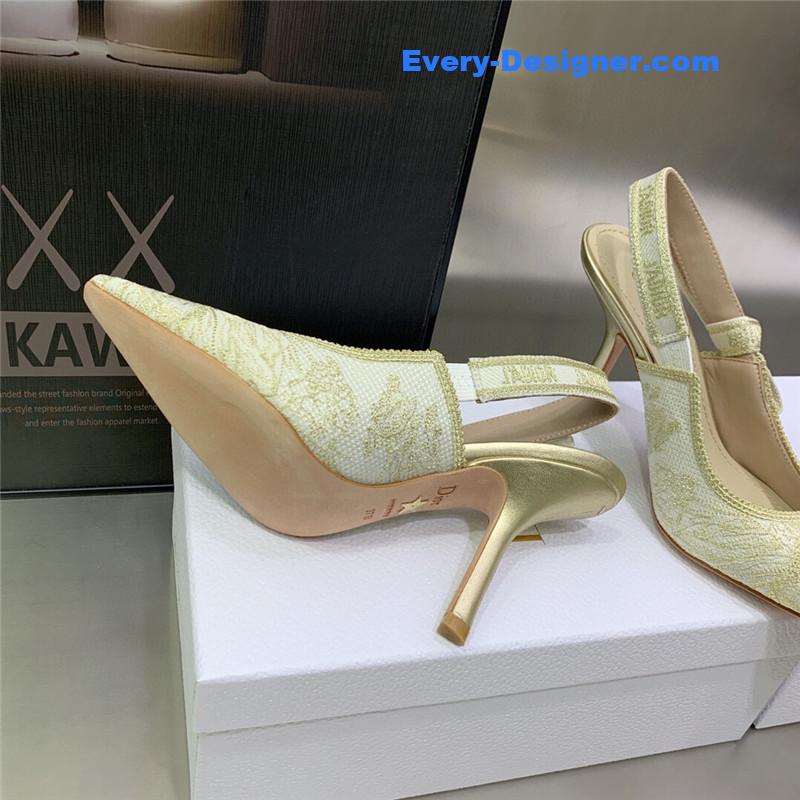 D10r high heel bowknot color matching women’s shoes