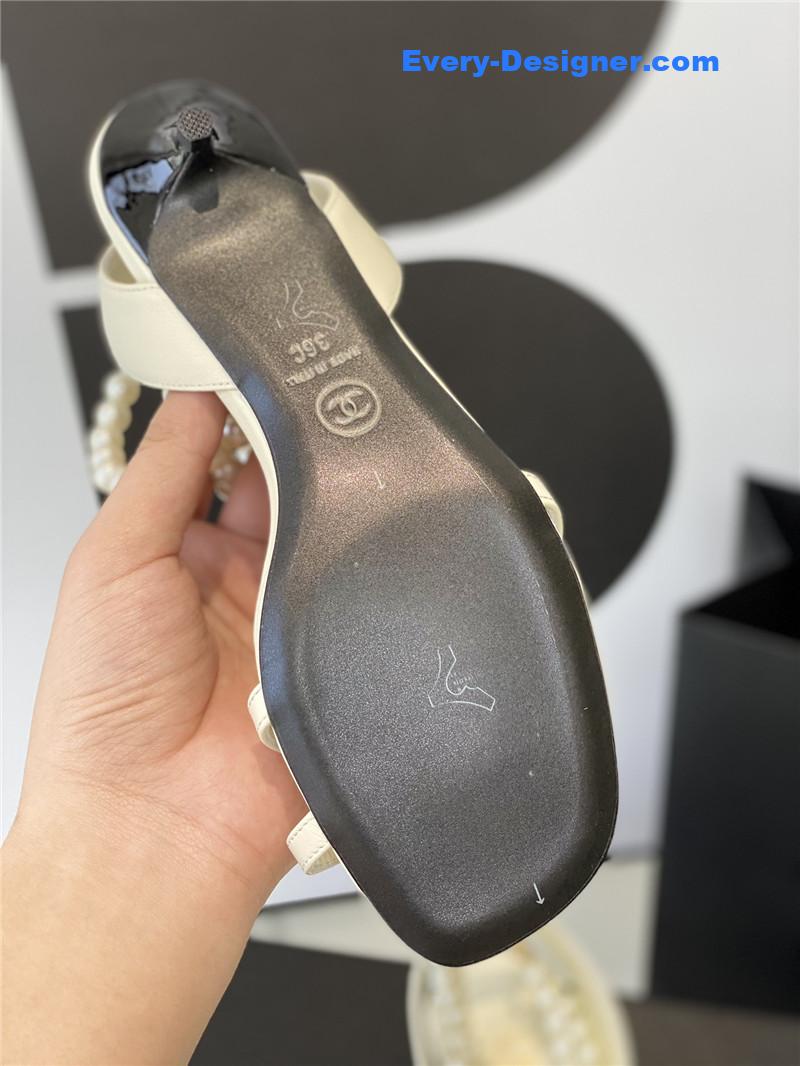 CC pearl sandals