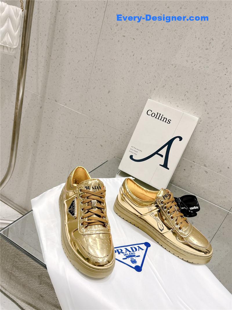 Pra*a leather sneakers