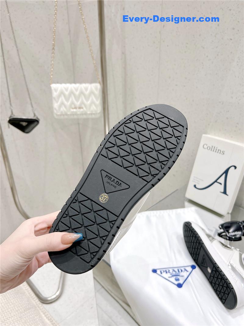 Pra*a leather sneakers