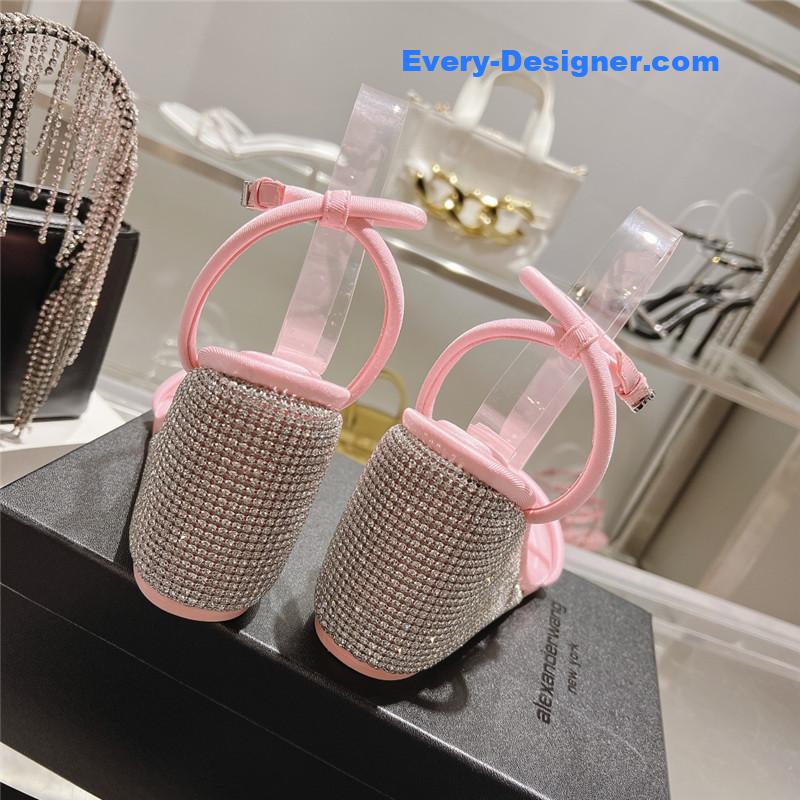 A1exa*der wang new rhinestone wedge high heels