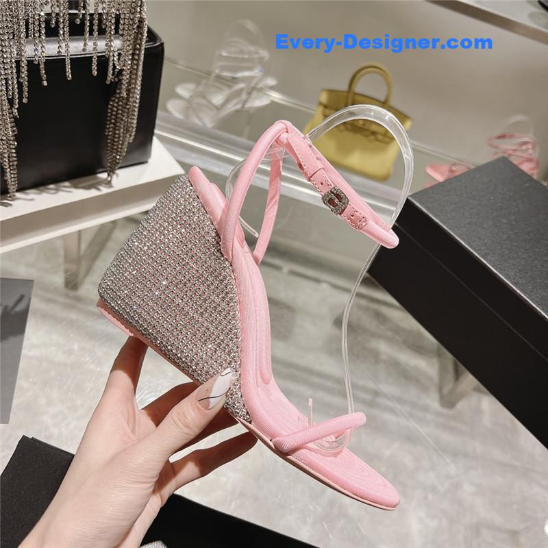 A1exa*der wang new rhinestone wedge high heels