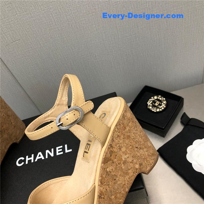 CC fish mouth stiletto sandals