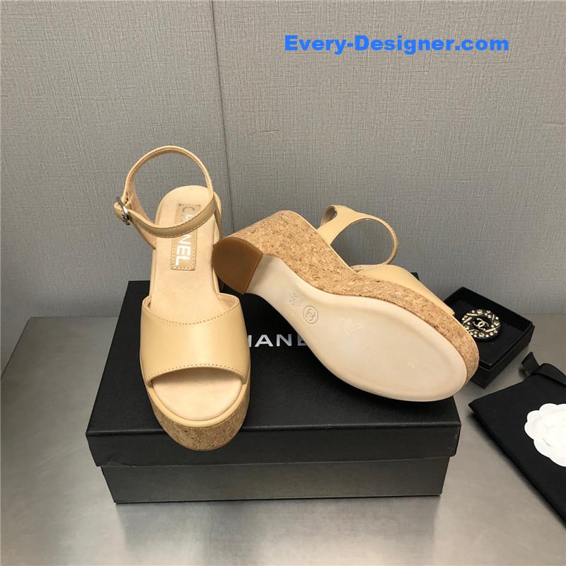 CC fish mouth stiletto sandals