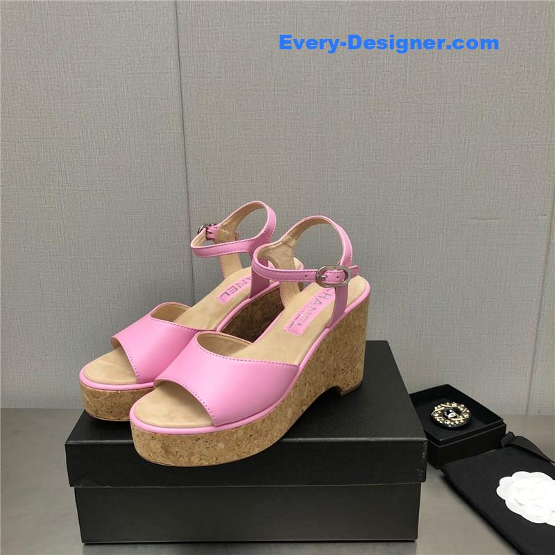 CC fish mouth stiletto sandals