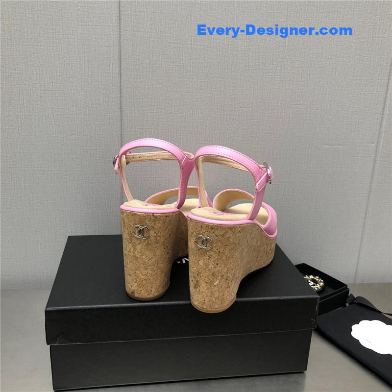 CC fish mouth stiletto sandals