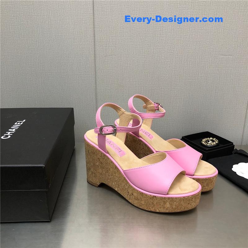 CC fish mouth stiletto sandals