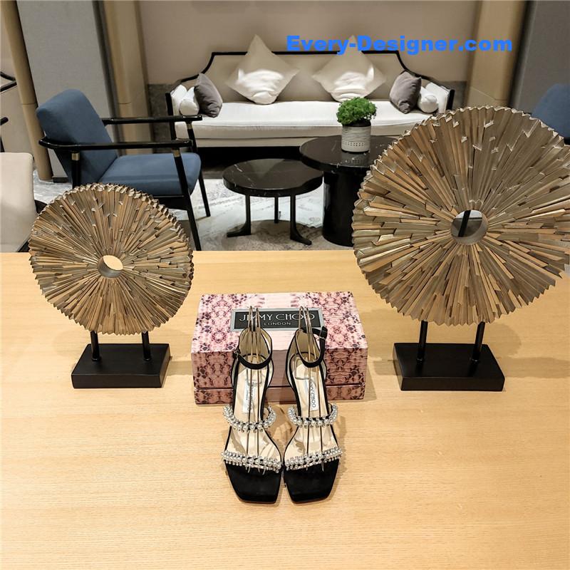 j1m*y ch00 high heel D1am0nd chain sandals