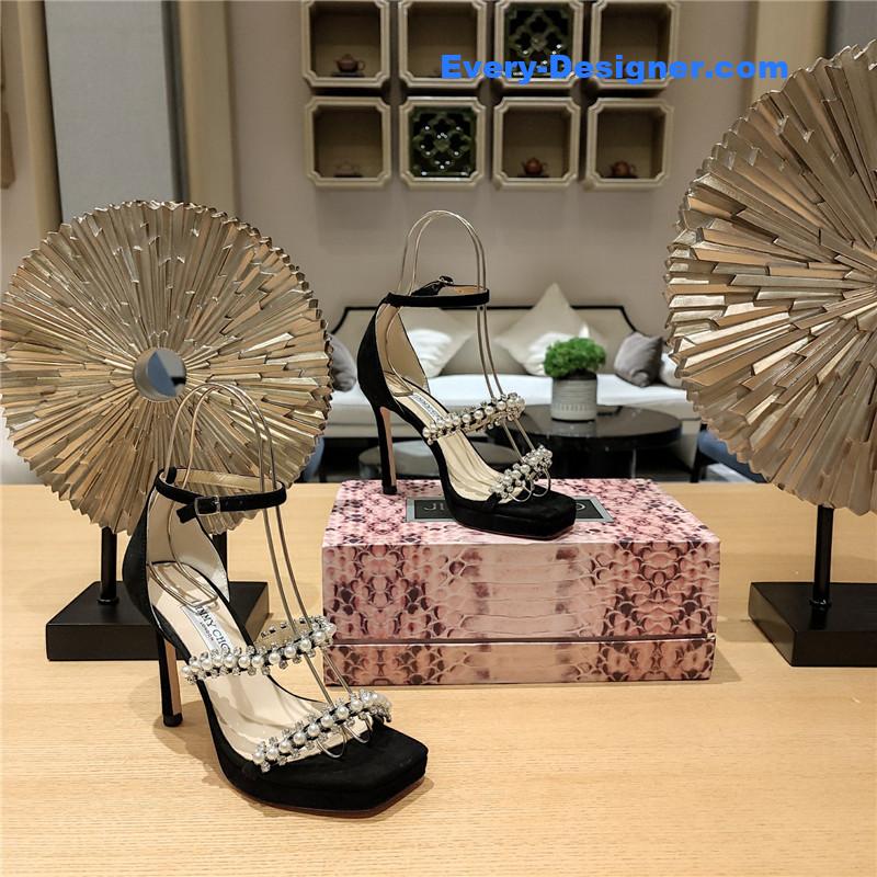 j1m*y ch00 high heel D1am0nd chain sandals