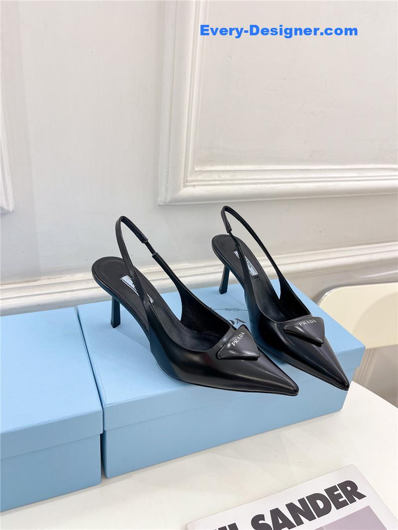 prada counter catwalk pointy sandals
