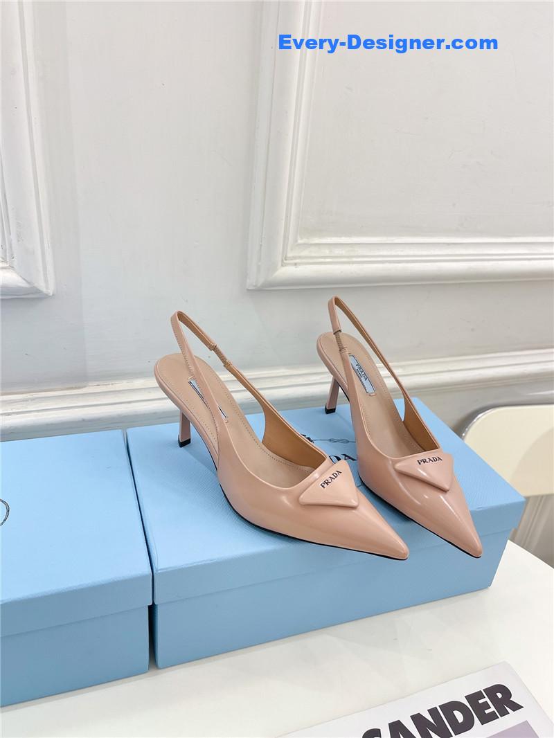 prada counter catwalk pointy sandals