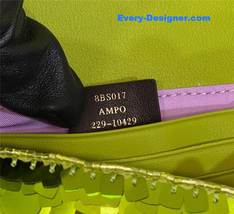 F**di sequins mini baguette bag