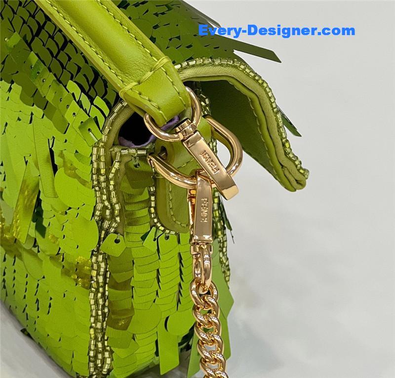 F**di sequins mini baguette bag