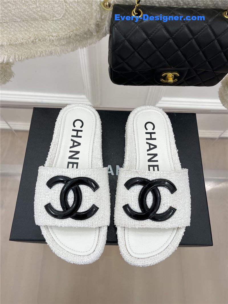 CC new big double C lazy slippers